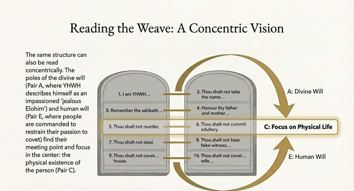 Slide 7: Reading the Weave: Concentric Vision